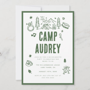 Invitación Fiesta de Despedida de Soltera de Novia Campestre