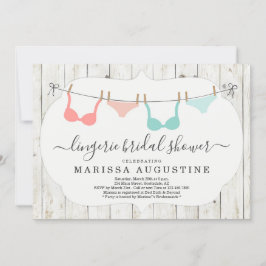 Invitación Fiesta de Despedida de Soltera de Ropa Interior -