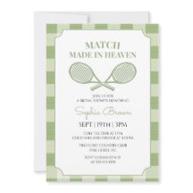 Fiesta de Despedida de Soltera de Tenis a Cuadros