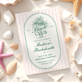 Invitación Fiesta de Despedida de Soltera del Club de Bach en