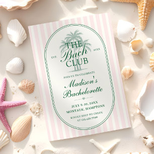 Invitación Fiesta de Despedida de Soltera del Club de Bach en