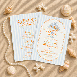 Invitación Fiesta de Despedida de Soltera del Club de Bach en