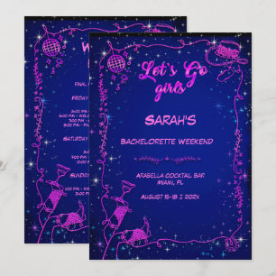 Invitación Fiesta de Despedida de Soltera Editable de Vaquera