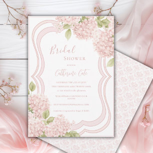 Invitación Fiesta de Despedida de Soltera Elegante Floral Hor