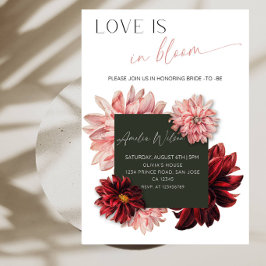 Invitación Fiesta de Despedida de Soltera en Jardín Floral El