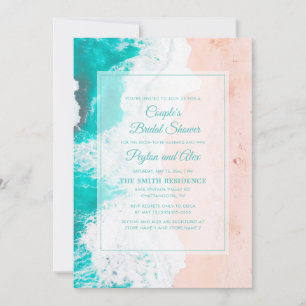 Invitación Fiesta de Despedida de Soltera en la Playa Océano
