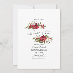 Invitación Fiesta de Despedida de Soltera Floral Acuarela Bur