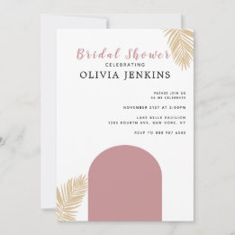 Invitación Fiesta de Despedida de Soltera Floral Boho