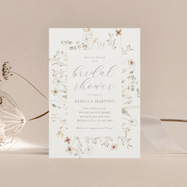 Invitación Fiesta de Despedida de Soltera Floral Boho