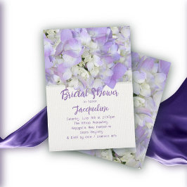 Invitación Fiesta de Despedida de Soltera Floral de Lavanda