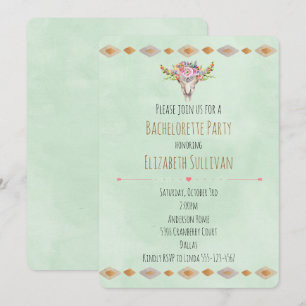 Invitación Fiesta de Despedida de Soltera Floral del Suroeste