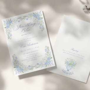 Invitación Fiesta de Despedida de Soltera Floral Preppy Algo