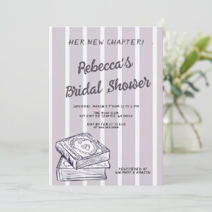 Invitación Fiesta de Despedida de Soltera Libro de Historias