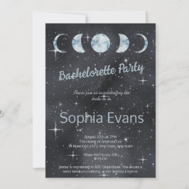 Invitación Fiesta de Despedida de Soltera Noche Estrellada Fa