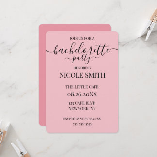 Invitación Fiesta de Despedida de Soltera Personalizada