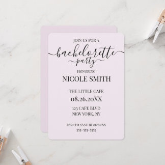 Invitación Fiesta de Despedida de Soltera Personalizada