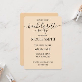 Invitación Fiesta de Despedida de Soltera Personalizada
