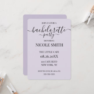 Invitación Fiesta de Despedida de Soltera Personalizada