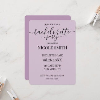 Invitación Fiesta de Despedida de Soltera Personalizada