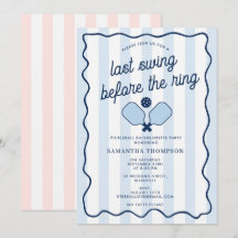 Fiesta de Despedida de Soltera Pickleball Bach Ray