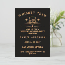 Invitación Fiesta de Despedida de Soltero Personalizada de Fi