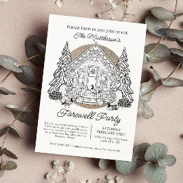 Invitación Fiesta De Despedida Geese De La Caída Del Invierno