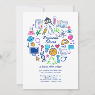 Invitación Fiesta de despedida universitaria