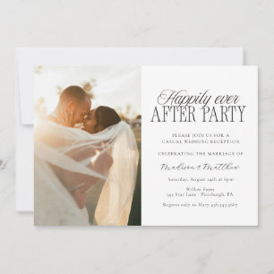 Invitación Fiesta de Después de la Boda de Érase una Vez