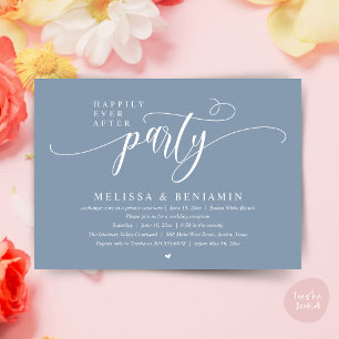 Invitación Fiesta de Después de la Boda, Recepción Minimalist