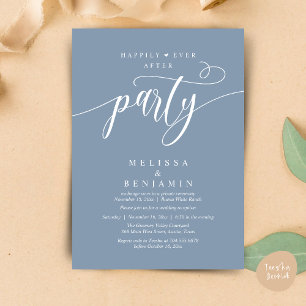 Invitación Fiesta de Después de la Boda, Recepción Moderna Mi