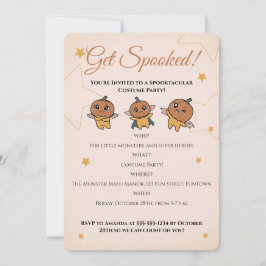 Invitación Fiesta de disfraces de calabaza de Halloween