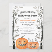 Fiesta de disfraces de calabaza de Halloween Spook