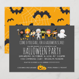 Invitación Fiesta de disfraces de celebración de Halloween pa