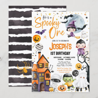 Invitación Fiesta de disfraces de cumpleaños de Halloween