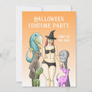 Invitación Fiesta de disfraces de Halloween