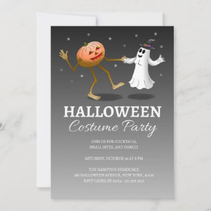 Invitación Fiesta de disfraces de Halloween
