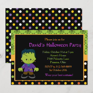 Invitación Fiesta de disfraces de Halloween