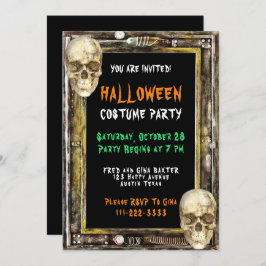 Invitación Fiesta de disfraces de Halloween