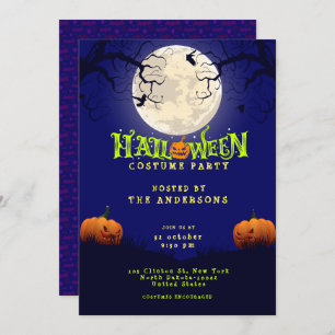 Invitación Fiesta de disfraces de Halloween