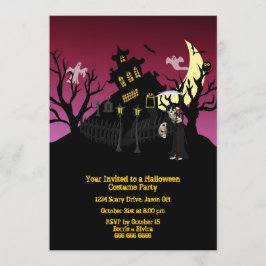 Invitación Fiesta de disfraces de Halloween