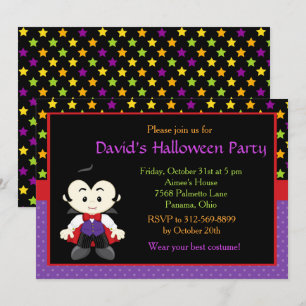 Invitación Fiesta de disfraces de Halloween