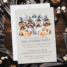 Invitación Fiesta de disfraces de Halloween