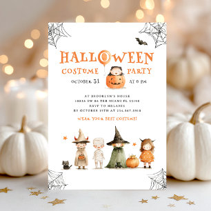 Invitación Fiesta de disfraces de Halloween