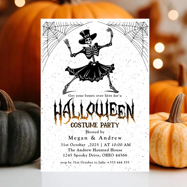 Invitación Fiesta de disfraces de Halloween (Subido por el creador)