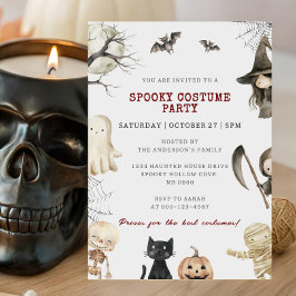Invitación Fiesta de disfraces de Halloween