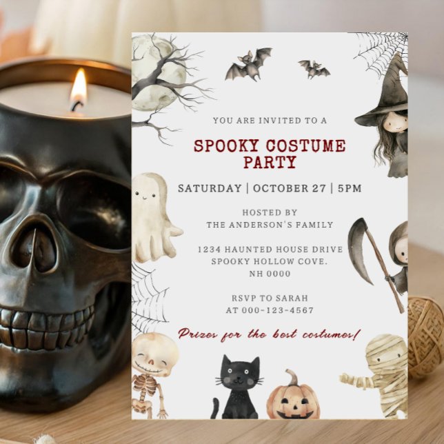 Invitación Fiesta de disfraces de Halloween (Subido por el creador)
