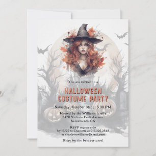 Invitación Fiesta de disfraces de Halloween