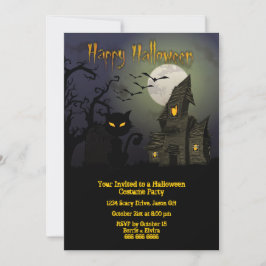 Invitación Fiesta de disfraces de Halloween