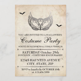 Invitación Fiesta de disfraces de Halloween