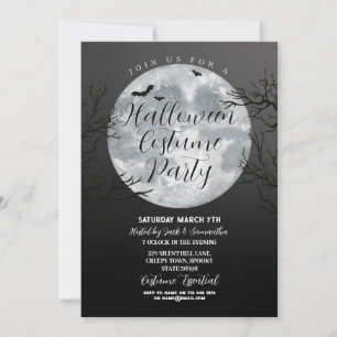 Invitación Fiesta de disfraces de Halloween